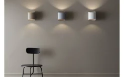 Vardagsrum|Hall & Trappa < Belid Sinne Vägglampa 17cm LED 8W 3000K Vit/Silver