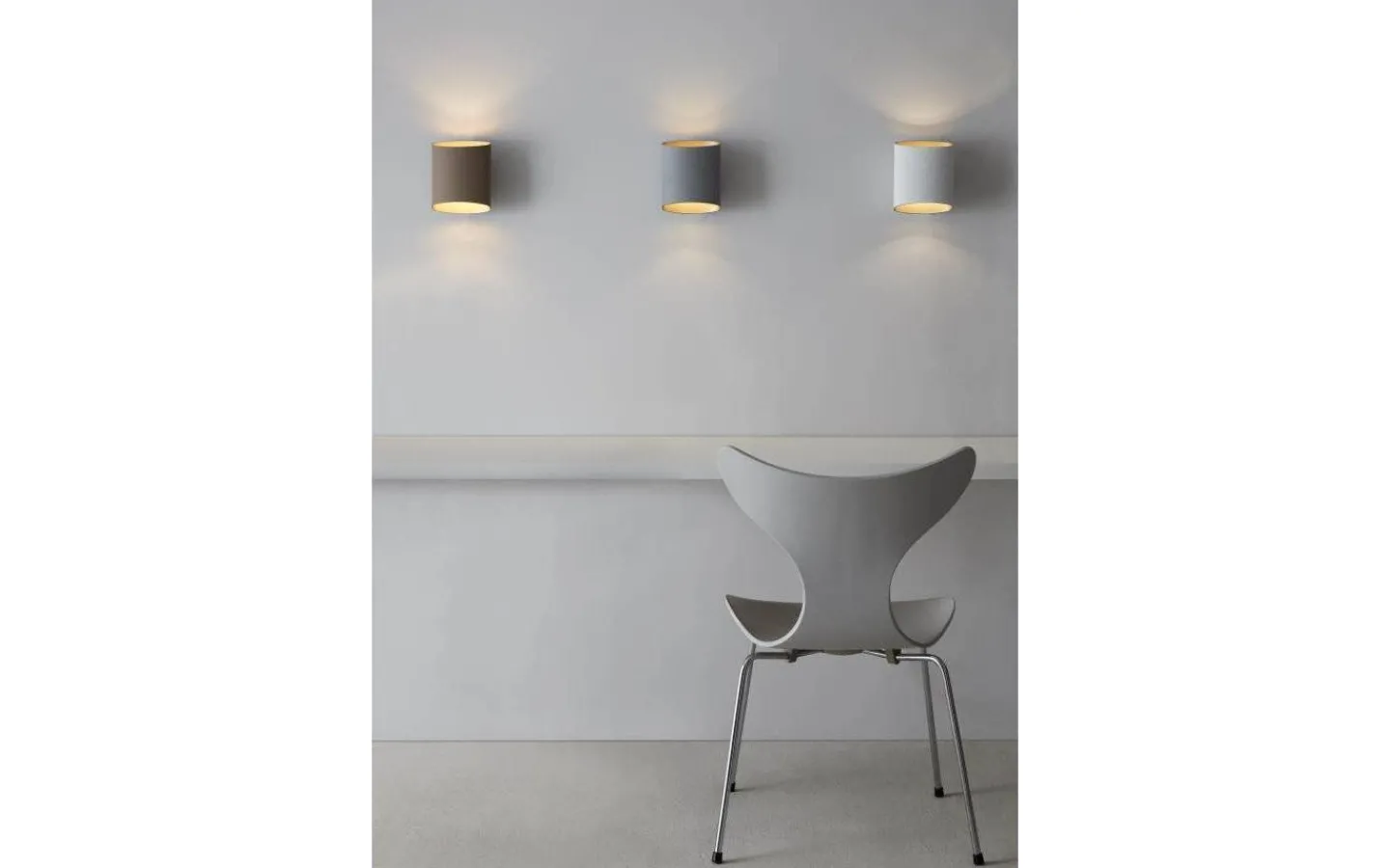Vardagsrum|Hall & Trappa < Belid Sinne Vägglampa 17cm Vit/Mässing