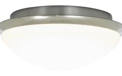Badrumslampor Tak|Plafonder < Aneta Siracusa Plafond 25cm LED 12W 3000K Krom/Vit IP44