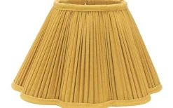 Toppringsskärmar|Plisserade Lampskärmar < PR Home Siv Toppringskärm Ø25cm Senap