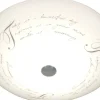 Hall & Trappa|Plafonder-Aneta Skrift Plafond 34cm Vit