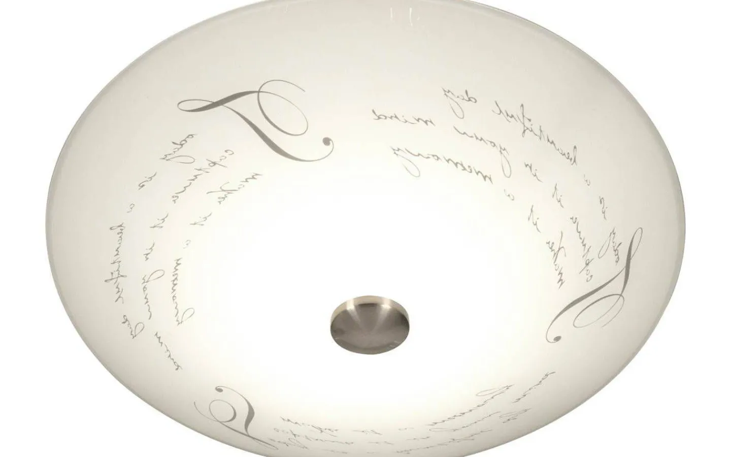 Hall & Trappa|Plafonder-Aneta Skrift Plafond 50cm Vit