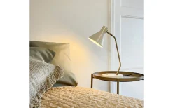 Skrivbordslampor-Dyberg Larsen Sleep Skrivbordslampa 43cm Vit/Mässing