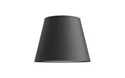Enfärgade Runda Lampskärmar < Belid Slender Lampskärm Ø34cm Linne Svart