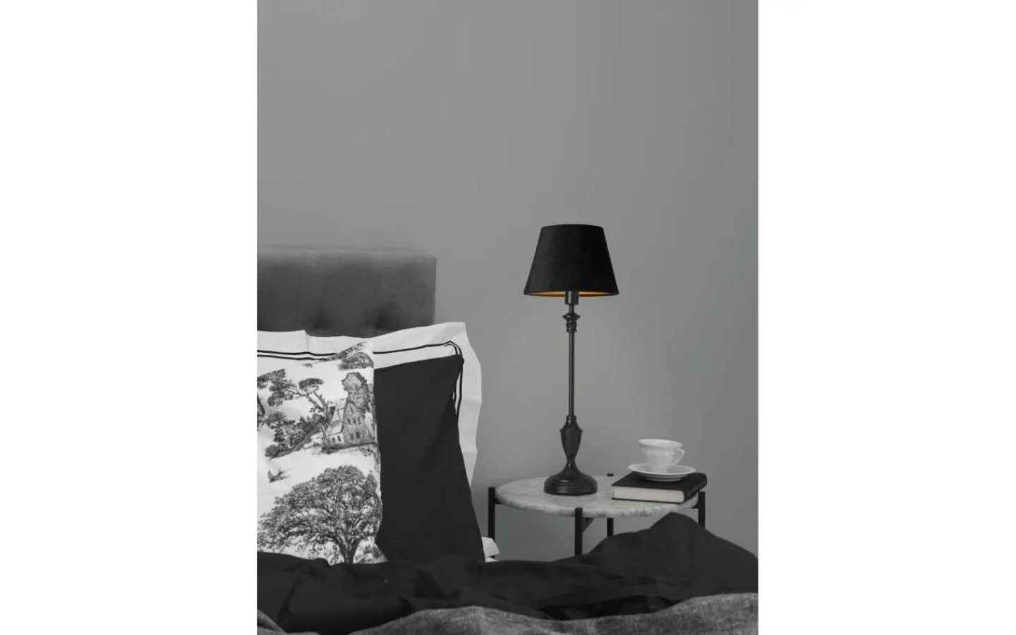 Lampfötter < Cottex Slim Lampfot 48cm Svart