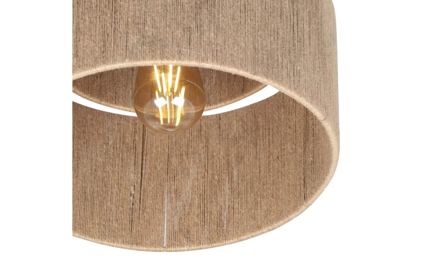 Plafonder-Trio Lighting Smilla Plafond E27 naturfärgad/jute