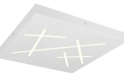 Plafonder < Trio Lighting Snip Plafond LED matt vit