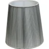 Enfärgade Runda Lampskärmar-Oriva Snöre Lampskärm Ø17cm Silver