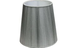 Enfärgade Runda Lampskärmar-Oriva Snöre Lampskärm Ø17cm Silver