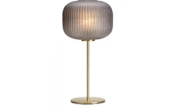 Vardagsrum|Sovrum < Markslojd Sober Bordslampa 50cm Rök/Mässing