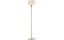 Vardagsrum|Golvlampor-Markslojd Sober Golvlampa 141cm Mässing/Opal