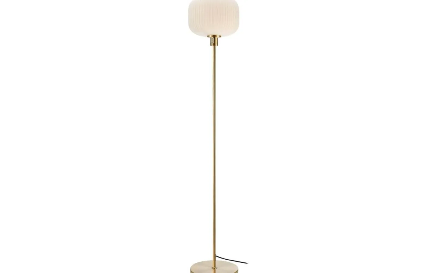 Vardagsrum|Golvlampor-Markslojd Sober Golvlampa 141cm Mässing/Opal