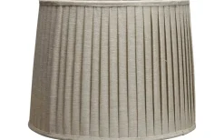 Plisserade Lampskärmar-PR Home Sofia Lampskärm Ø25cm Plissé Natur