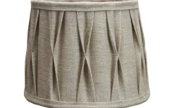 Plisserade Lampskärmar-PR Home Sofia Lampskärm Ø20cm Plissé Stygn Natur