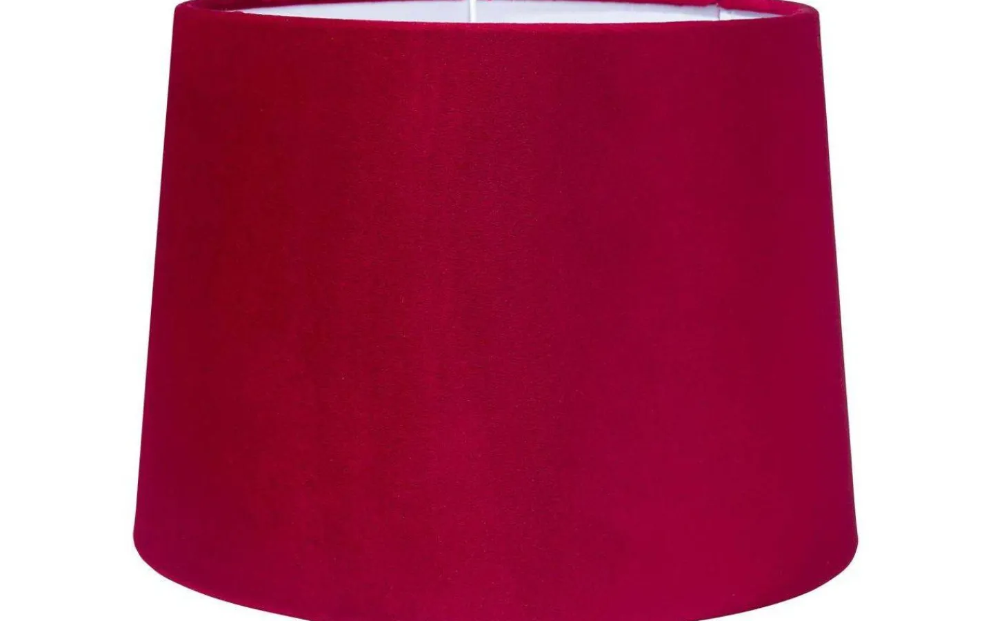 Enfärgade Runda Lampskärmar < PR Home Sofia Lampskärm Ø35cm Sammet Klarröd