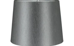 Enfärgade Runda Lampskärmar < PR Home Sofia Lampskärm Ø35cm Sidenlook Glint Grå
