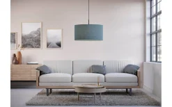 Stora Taklampor Ø50-69 Cm < Belid Soft Taklampa Ø57 Blå Ull