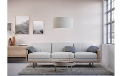 Stora Taklampor Ø50-69 Cm-Belid Soft Taklampa Ø57 Vit Ull