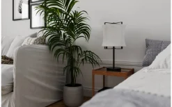 Bordslampor-By Rydens Softy Bordslampa 50cm Matt Svart/Vit