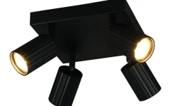 Takspot Med Minst 4 Lampor-Trio Lighting Soka Spotlight 4-delad GU10 mattsvart