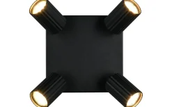 Takspot Med Minst 4 Lampor-Trio Lighting Soka Spotlight 4-delad GU10 mattsvart