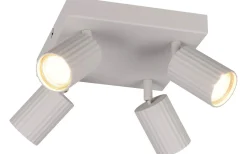Takspot Med Minst 4 Lampor < Trio Lighting Soka Spotlight 4-delad GU10 varmgrå