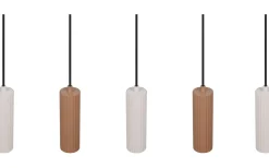 Avlånga Taklampor < Trio Lighting Soka Takpendel 5-delad GU10 kaffe/varmgrå