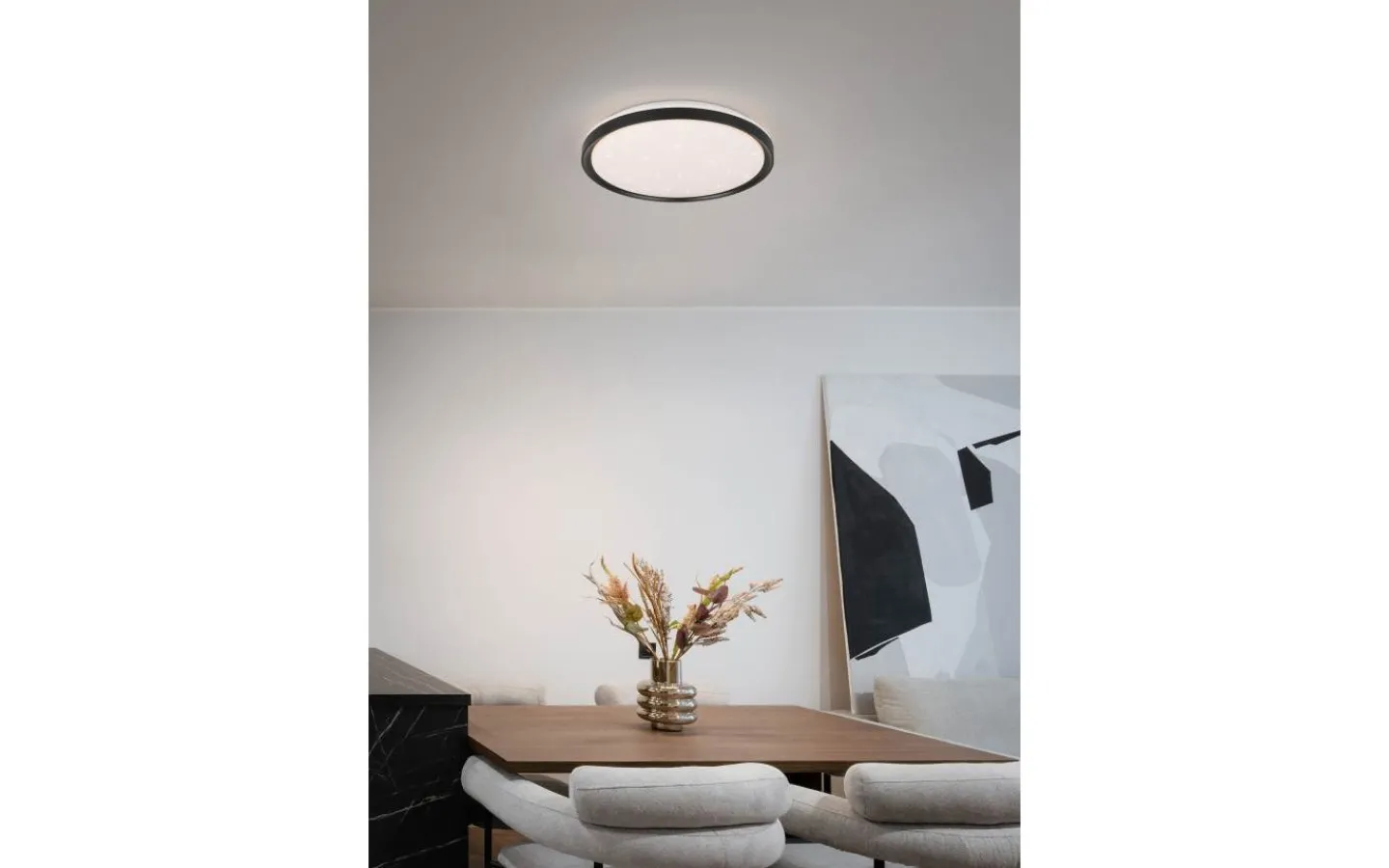 Plafonder < Reality Solit Plafond LED mattsvart stjärnljus RGB