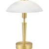 Bordslampor < Eglo Solo 1 Bordslampa 35cm DIM Matt Mässing