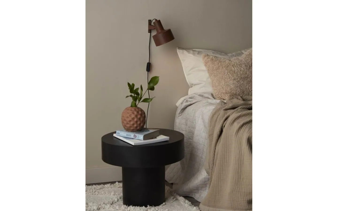 Läslampor < PR Home Solo Vägglampa 23cm Matt Rost