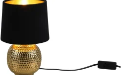 Bordslampor < Reality Sophia Bordslampa E14 svart/guld