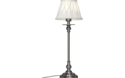 Lampfötter-Cottex Sophie Lampfot 39cm Borstad Krom