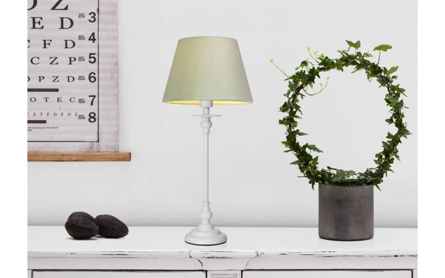 Lampfötter-Cottex Sophie Lampfot 39cm Vit