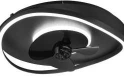 Takfläktar-Reality Sortland Takfläkt 50cm LED mattsvart