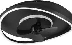 Takfläktar-Reality Sortland Takfläkt 50cm LED mattsvart