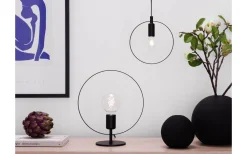 Vardagsrum|Bordslampor-Cottex Spartan Ringo Bordslampa 35cm Svart