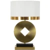 Bordslampor < Mauro Ferretti Spazio Bordslampa Mynt 53cm Vit/Guld