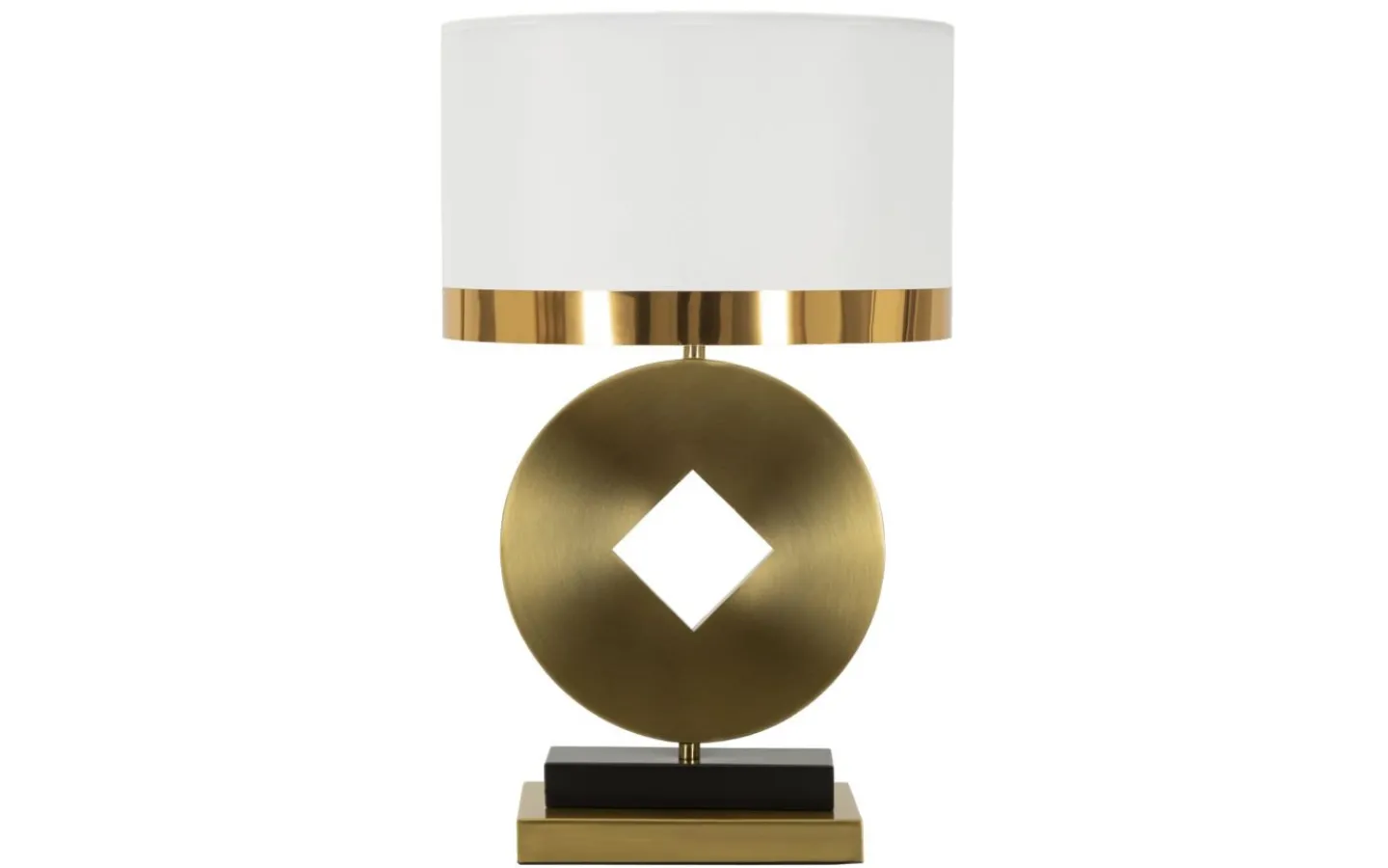 Bordslampor < Mauro Ferretti Spazio Bordslampa Mynt 53cm Vit/Guld