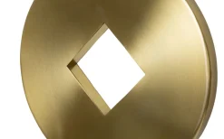 Bordslampor < Mauro Ferretti Spazio Bordslampa Mynt 53cm Vit/Guld