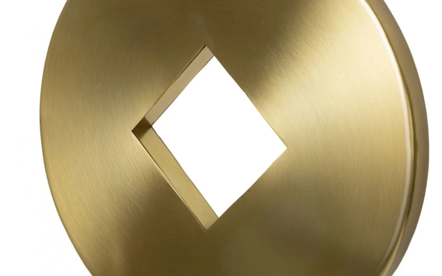 Bordslampor < Mauro Ferretti Spazio Bordslampa Mynt 53cm Vit/Guld
