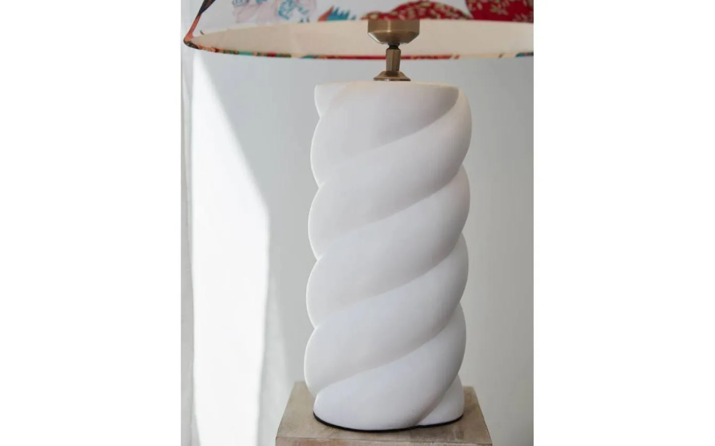 Lampfötter-PR Home Spin Lampfot 41cm Vit