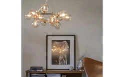Hall & Trappa|Stora Taklampor Ø50-69 Cm-By Rydens Splendor Taklampa Amber