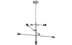 Stora Taklampor Ø70-150 Cm-Oriva Spröt Taklampa 85cm Satin nickel