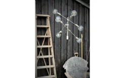Stora Taklampor Ø70-150 Cm-Oriva Spröt Taklampa 85cm Satin nickel