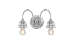 Badrumslampor Vägg < Karlskrona Lampfabrik Stackelberg - Förnicklad Badrum IP21