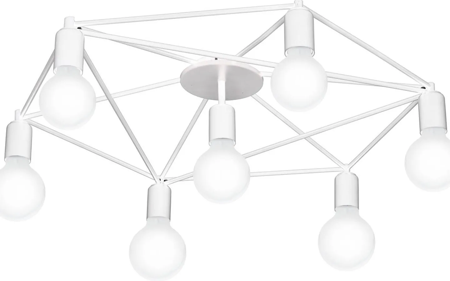 Plafonder-Eglo Staiti Plafond 76cm Vit