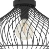 Plafonder-Eglo Staverton Plafond 36,5cm Svart