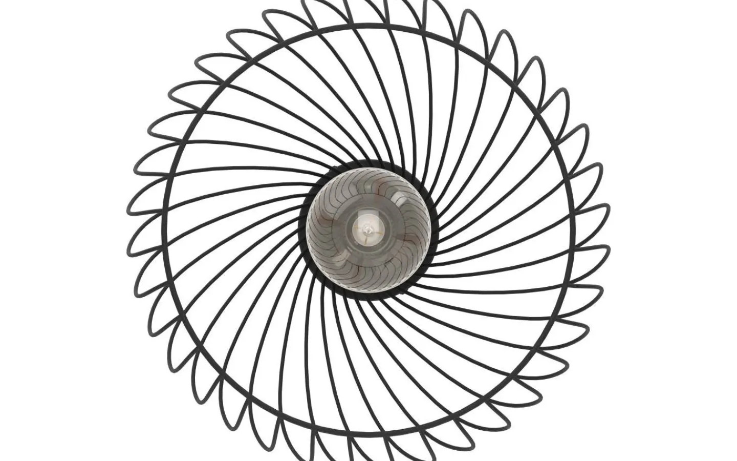 Plafonder-Eglo Staverton Plafond 36,5cm Svart