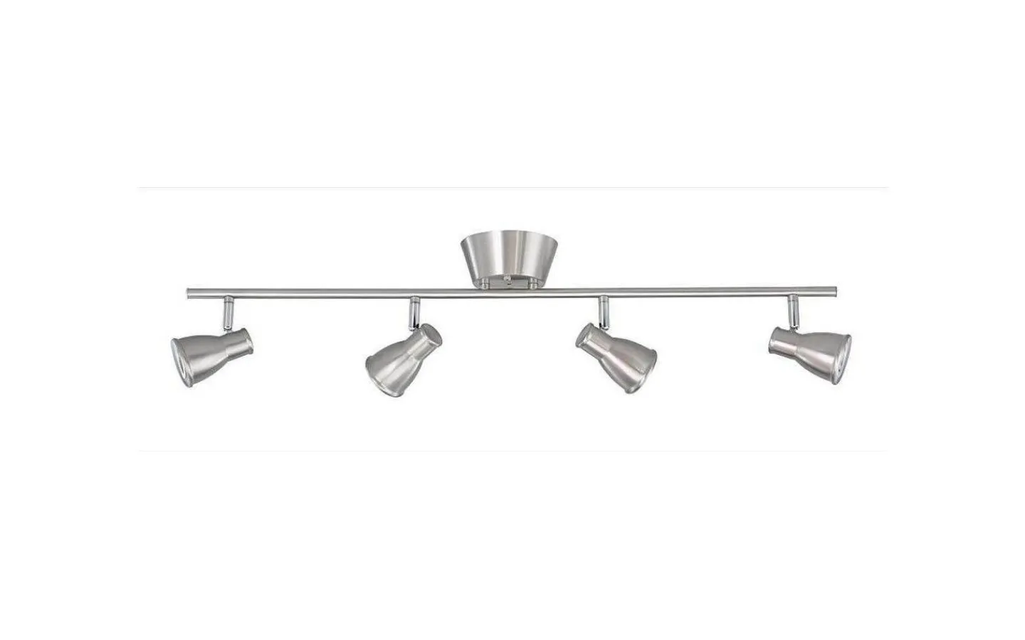 Avlånga Takspotlights|Takspot Med Minst 4 Lampor < Oriva Steel Takspotlight 4L 80cm Satin