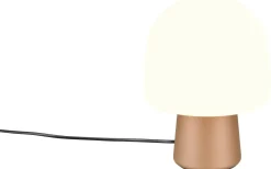 Bordslampor-Trio Lighting Steen Bordslampa E14 kaffebrun/vit